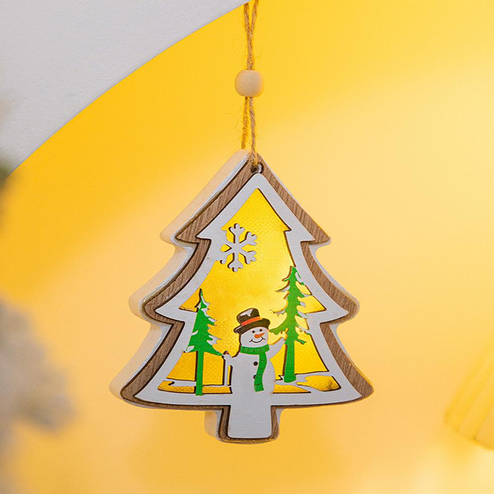 クラシックなクリスマス要素の装飾、3D彫刻の木製クリスマスデ - Elements Lighting Decor のレビューと価格