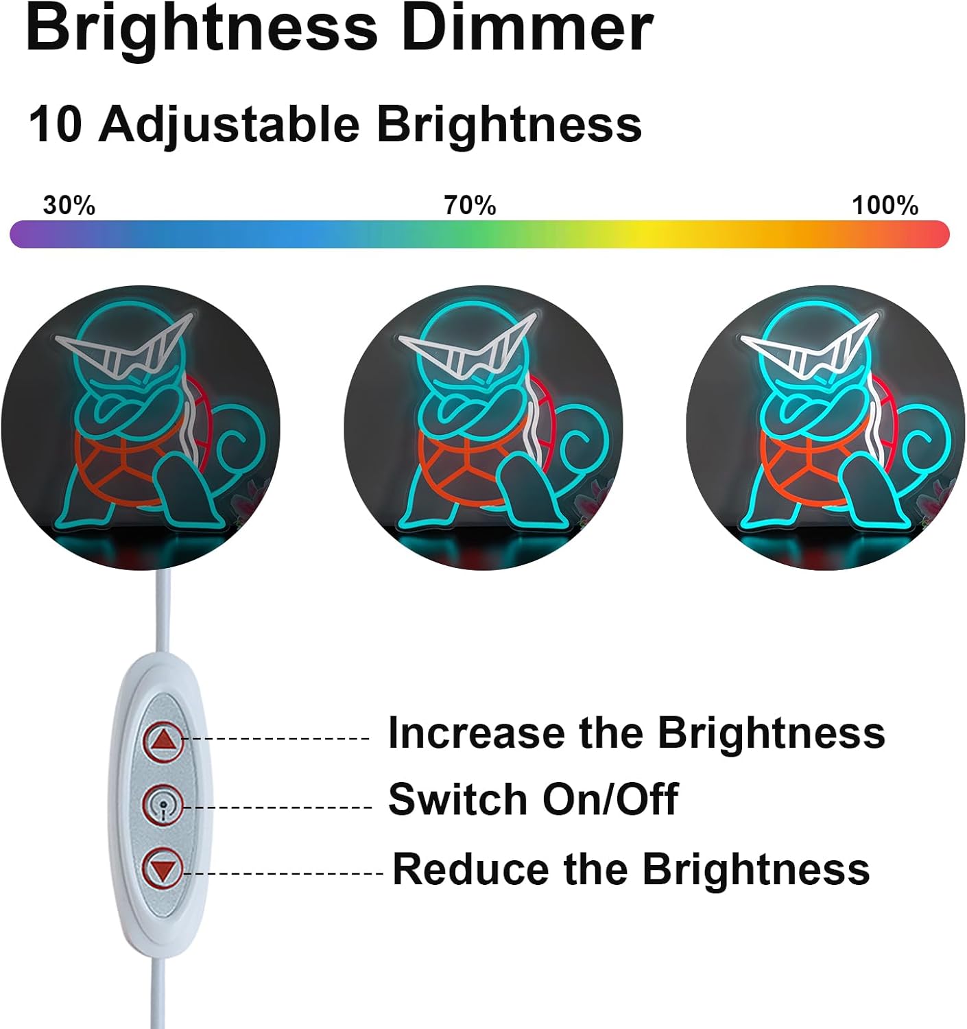 ポケモン ゼニガメ ネオンサイン LEDウォールネオンライト - Decor Lighting Fans のレビューと価格
