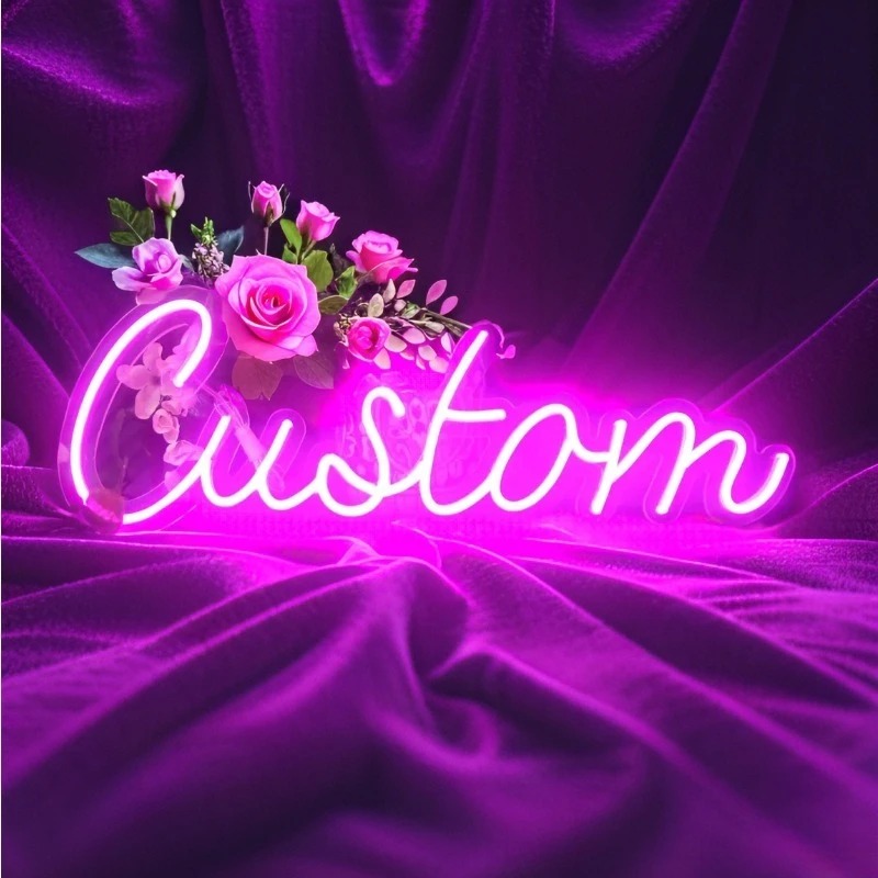 カスタムネームネオンサイン - USB調光可能なLEDライト - Lighting Decor Ideas のレビューと価格
