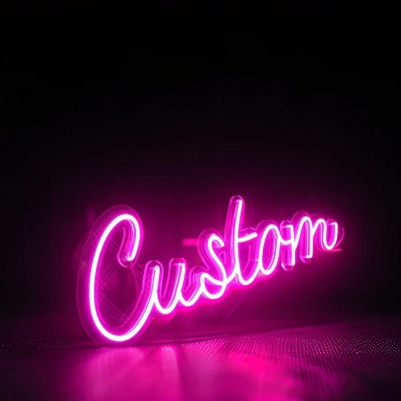 カスタムネームネオンサイン - USB調光可能なLEDライト - Lighting Decor Ideas のレビューと価格