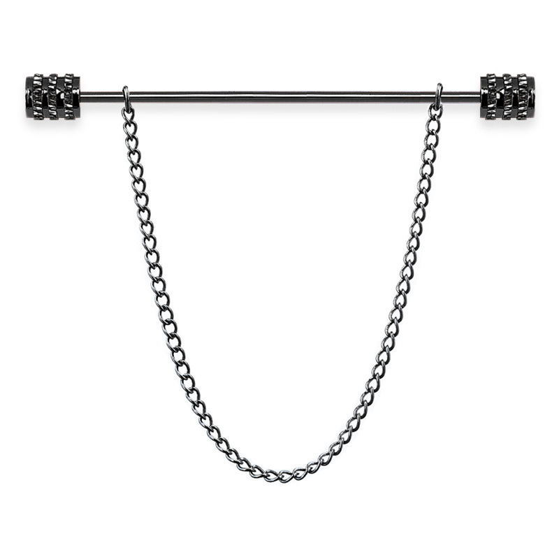 新しいメンズブローチシャツスタンドアップカラーピン固定クラス - Elegant Decor & Lighting Llc のレビューと価格