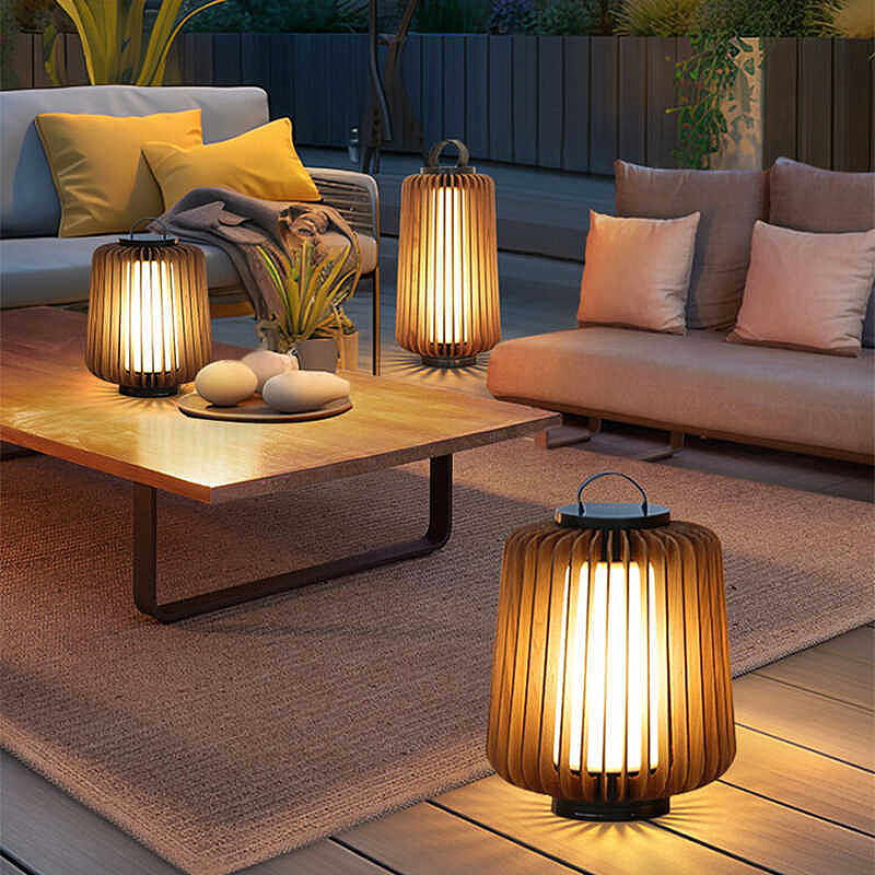 発光フロアランプ中庭ソーラーLED屋外照明非ソーラーランプ屋 - Lighting Decor Outdoor のレビューと価格