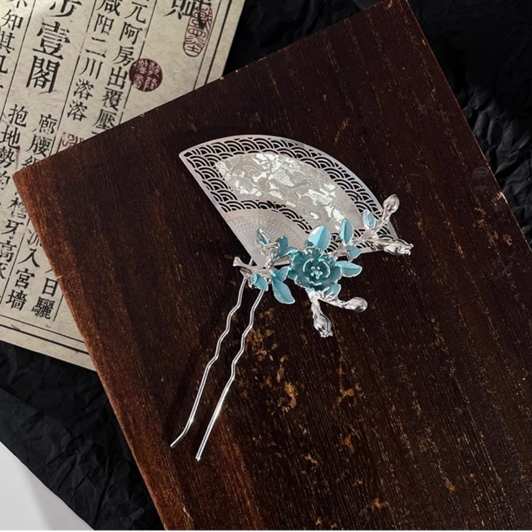 新しい中国風扇形ヘアピン、絶妙、軽い高級感、高級感、ステップ - Decor Lighting Fans のレビューと価格
