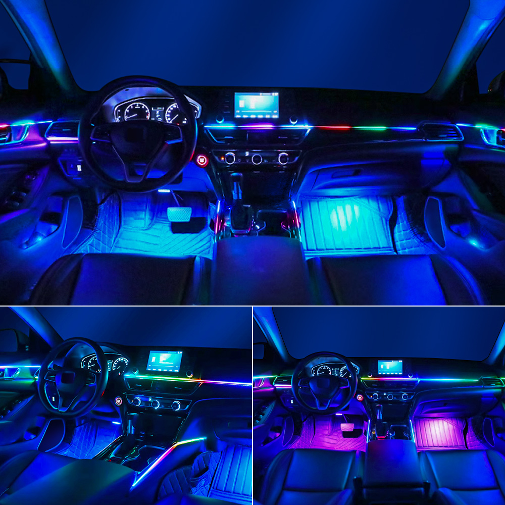 ユニバーサル Led 車のアンビエントライト RGB 64  - Lighting Bolt Decor のレビューと価格
