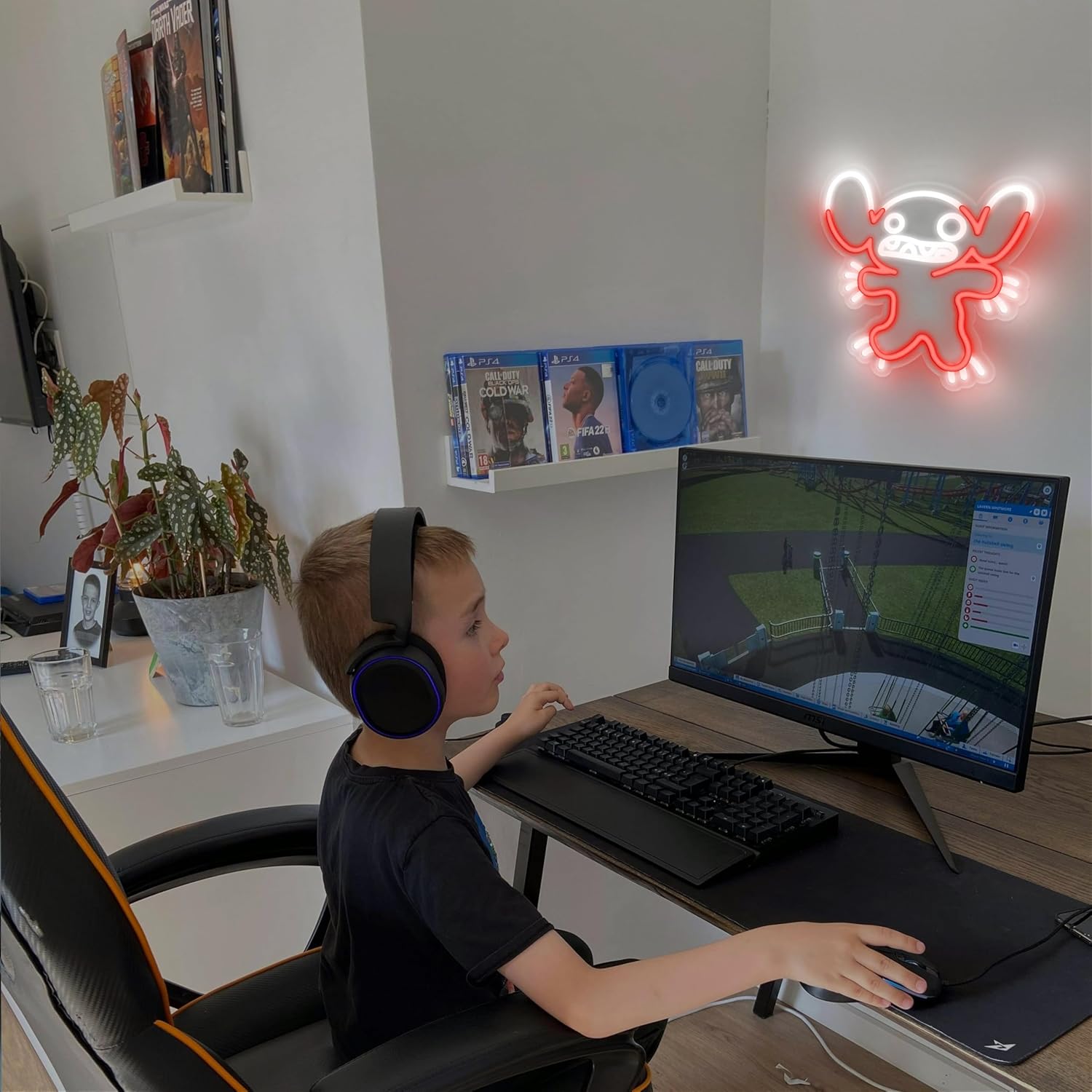 スティッチネオンサインLEDアニメネオンライトUSB調光可能 - Decor Lighting Fans のレビューと価格