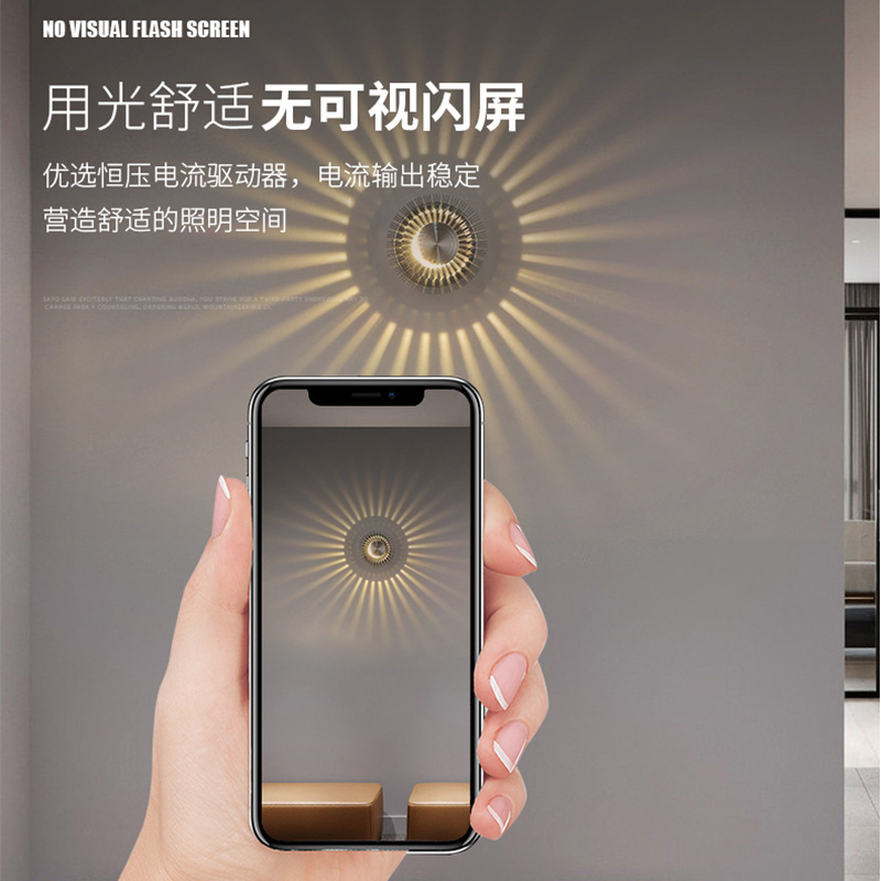 クリエイティブLED通路壁ランプ アルミ製ひまわり型廊下バー - Decor Lighting Discount のレビューと価格