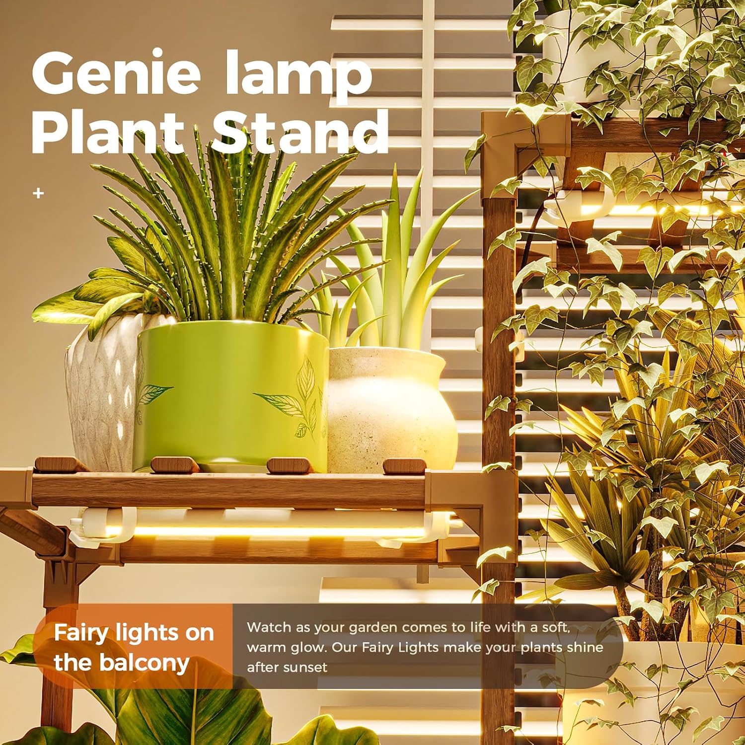植物スタンド グローライト付き 植物棚 複数の鉢に対応 大型 - Lighting Decoration Stand のレビューと価格