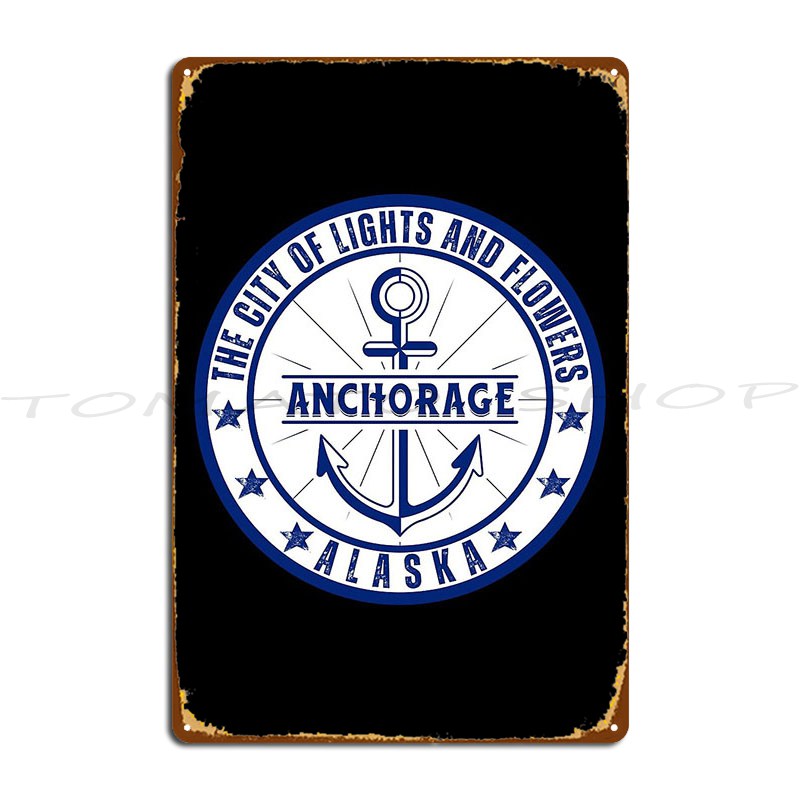 アンカレッジ アラスカ 電灯と花の街 メタルプラーク バーの - Decor Lighting Anchorage のレビューと価格